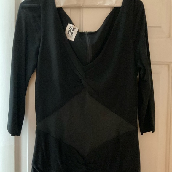 Full length black gown, mermaid style, size 10 - Picture 3 of 4